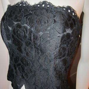 Rebecca Ray Black lace Size Medium Corset